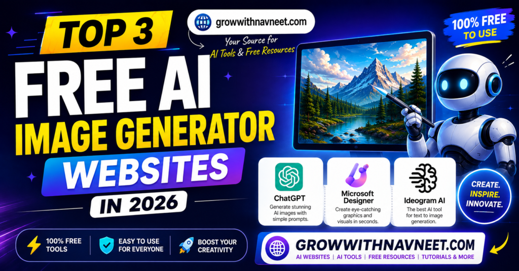 FREE AI Image Generator Websites