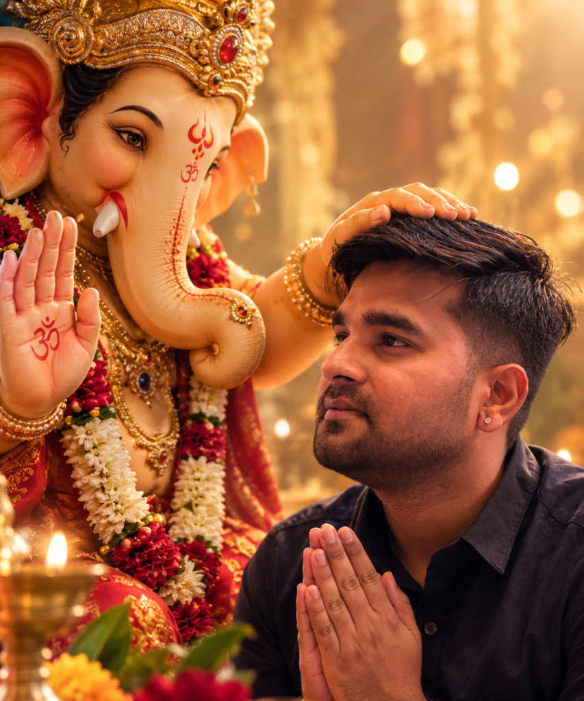 Ganpati Bappa AI Image Prompt