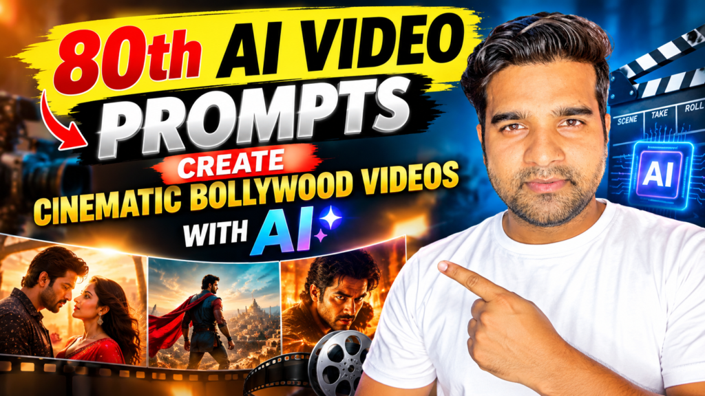 80s AI Video Prompts – Create Cinematic Bollywood Videos with AI 80s AI Video Prompts