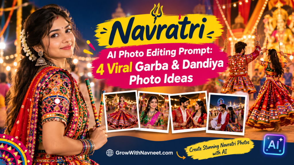 Navratri AI photo editing prompt